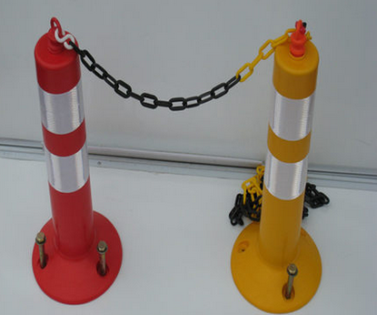 柔性防護新選擇 75公分高彈警示柱的專業解析與應用